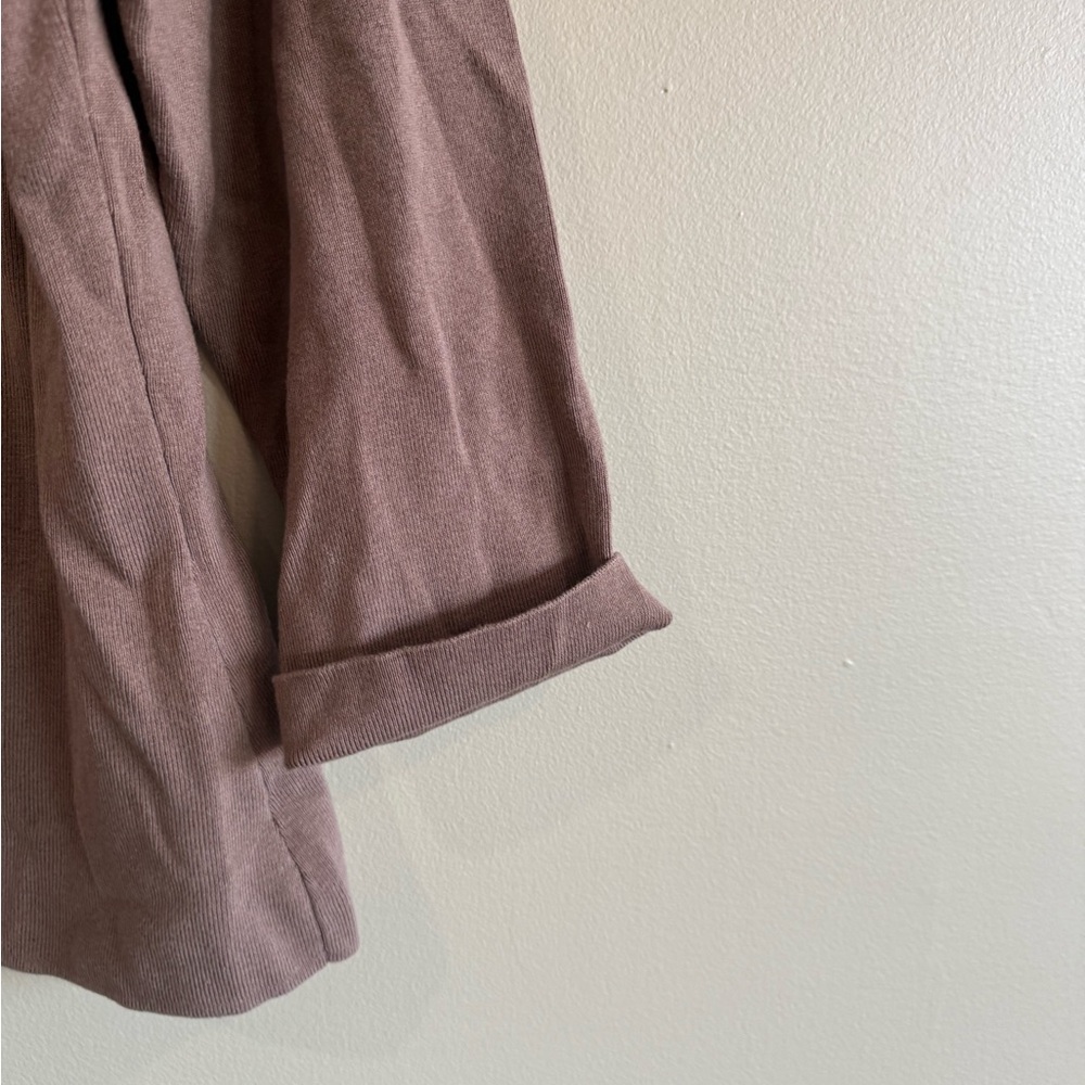Coldwater Creek Brown 3/4 Sleeve Silk Blend Sweater - Picture 7 of 7